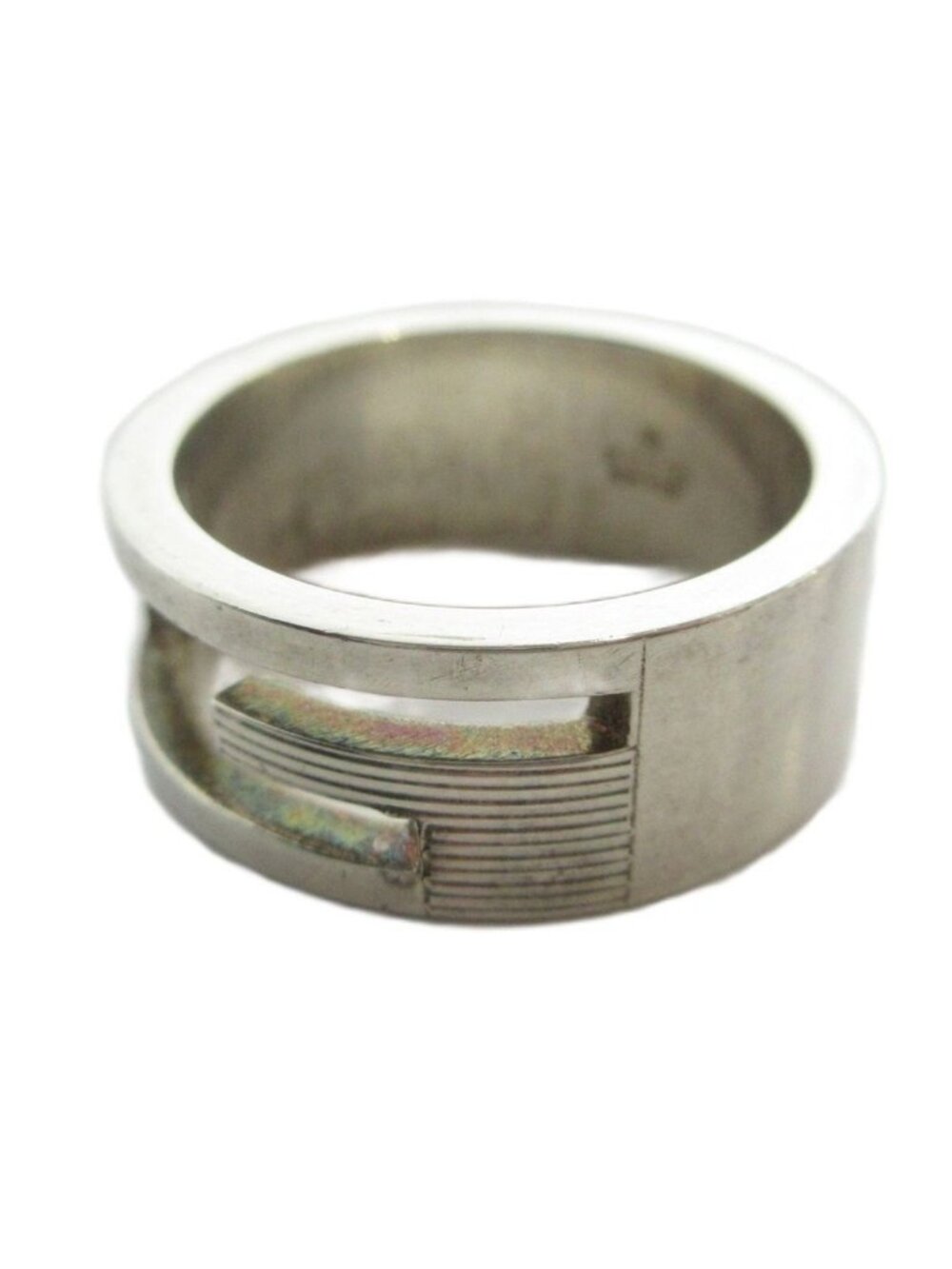 Gucci Ring Logo Silver